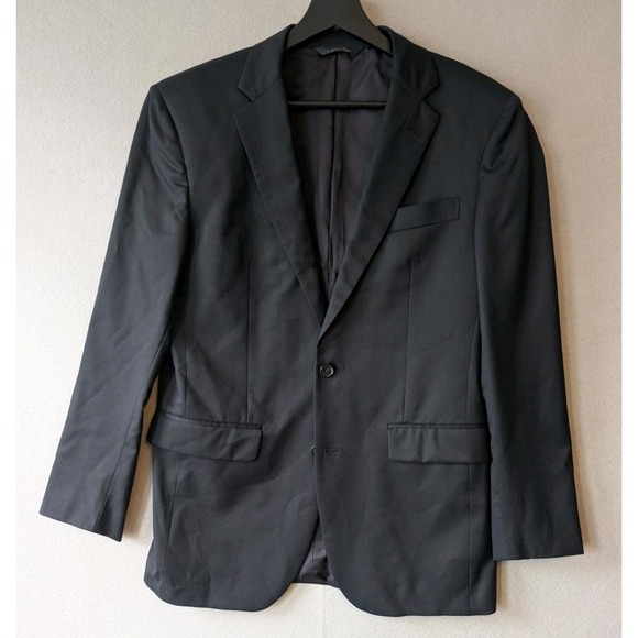Brooks Brothers 1818 Milano Italian Wool Blazer Mens 38R Made USA 2 Button Navy